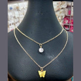 Double Layered Butterfly Pendant